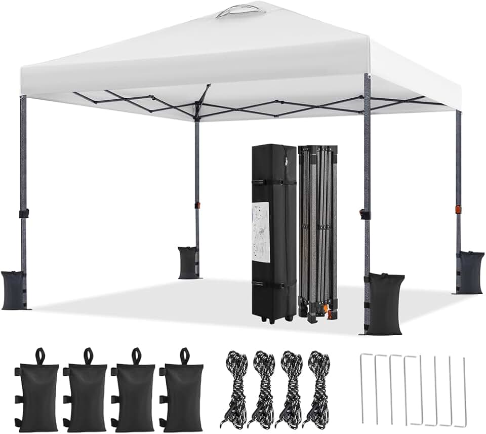 Yaheetech - tonnelle pliante 3x3 m - imperméable, sac de transport