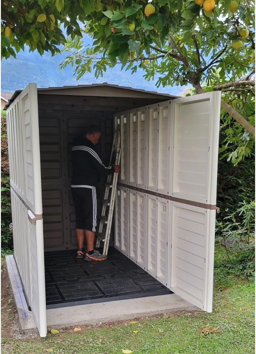 Art Plast - Abri de Jardin XL 3,14m², double paroi, anti-UV, 5500L