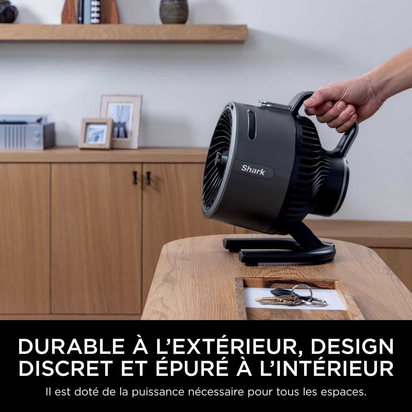 Shark - FlexBreeze - ventilateur brumisateur portable, léger, 5 vitesses silencieux, utilisation sans fil, FA050EU