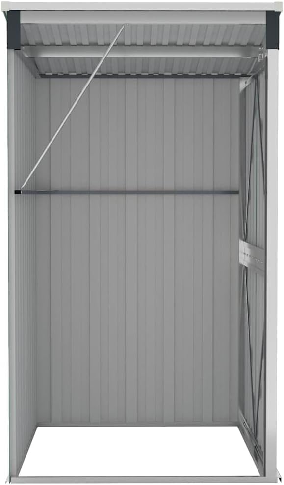 Générique Remise de Jardin Murale Anthracite 118x100x178 cm Acier,Structures extérieures, Cabanes & abris de Jardin,316219