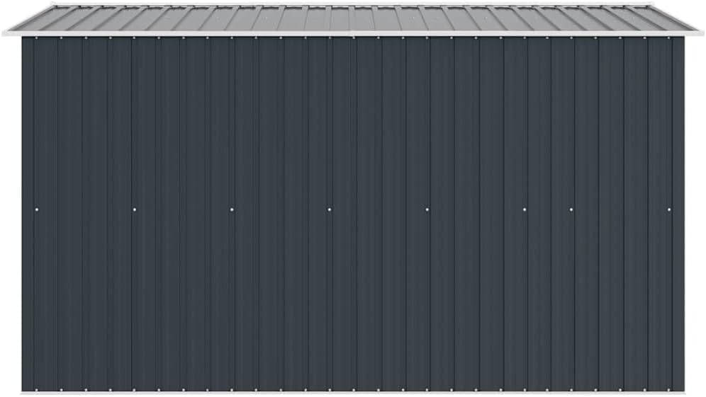 vidaXL - Abri de jardin métal 257x298x178cm anthracite, cabane à outils