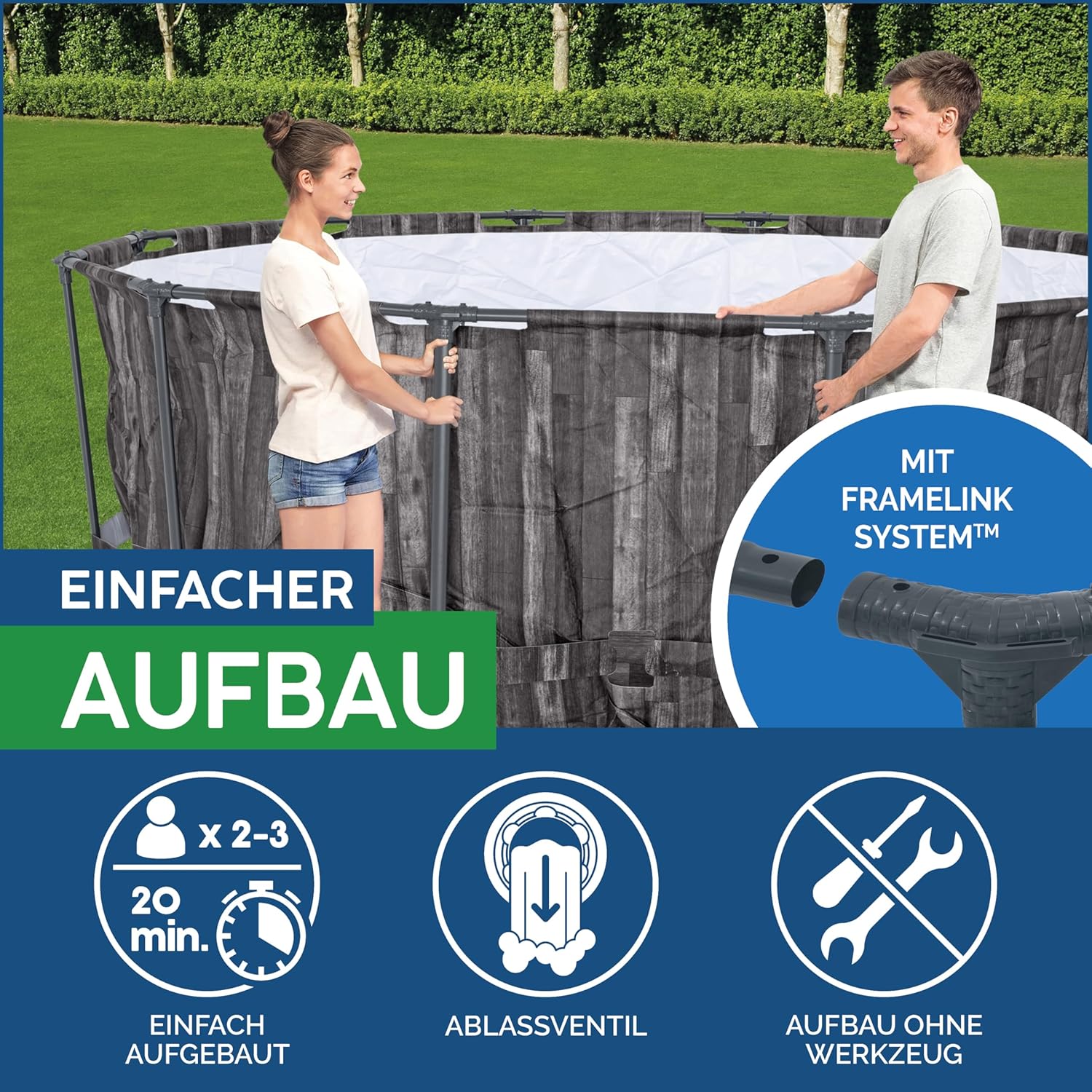 Bestway Basen stelażowy Steel Pro Max 366cm 16w1 (5614X)