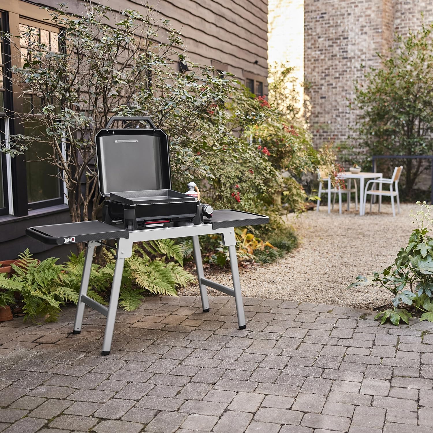 Weber - SLATE GP Premium - 43x41 cm - plancha émaillée, pieds réglables