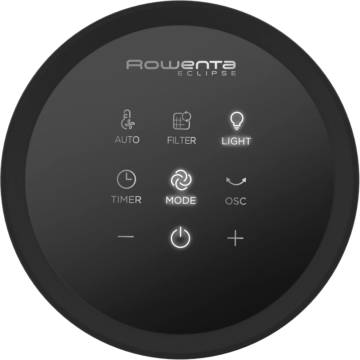 Rowenta - Eclipse 2-en-1 - puissant, 12 vitesses, minuterie, oscillation, 32 dB - QU5030F0