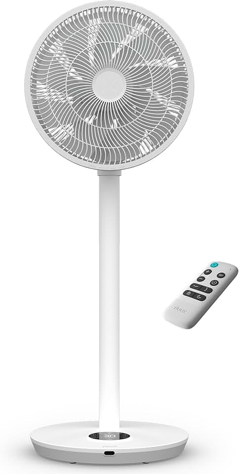 Duux - Whisper Flex 2 - 54-92cm - ventilateur silencieux, mode nuit, 2W, télécommande