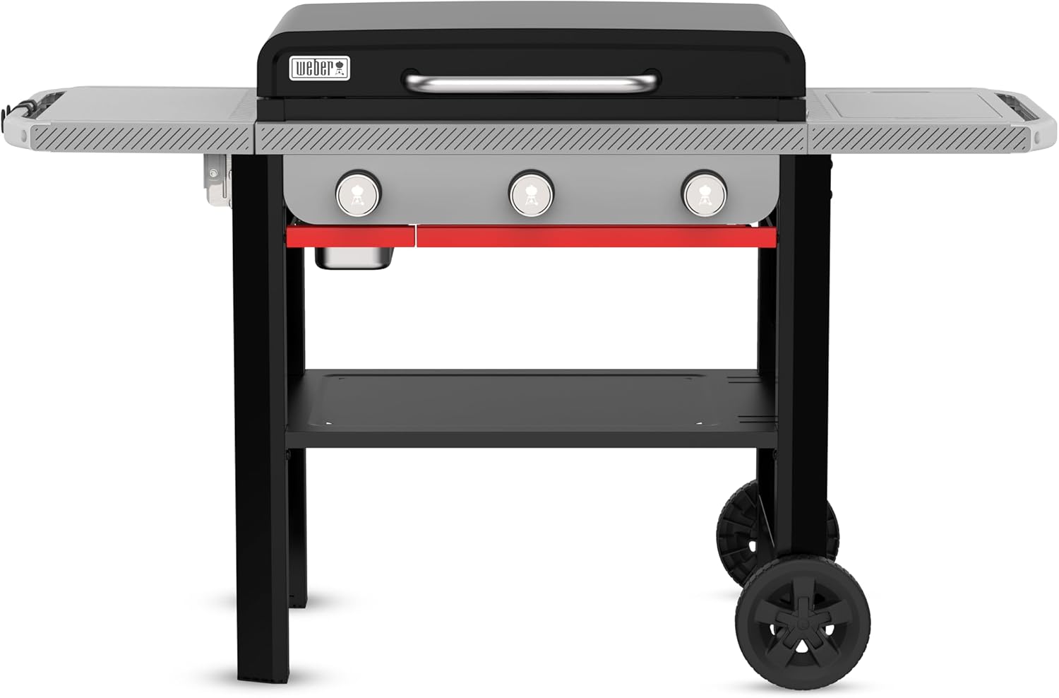 Weber - Plancha Premium - 71 cm - 3 brûleurs, surface émaillée, chaleur homogène, GPD71