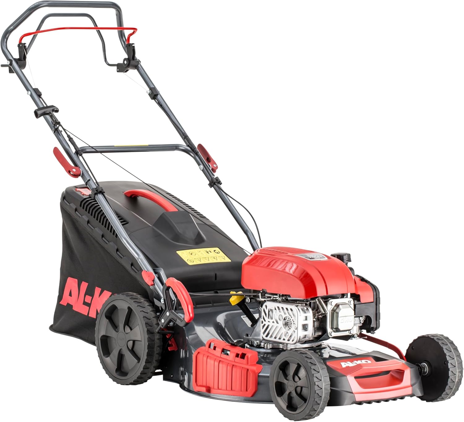 AL-KO Tondeuse à Gazon à Essence Easy 5.16 SP-D, Largeur de Coupe 51 cm, Puissance Moteur 3.0 KW, Traction à 1 Vitesses, Fonction 4INONE, boîtier en tôle d'acier, pour pelouses jusqu'à 1800 m²