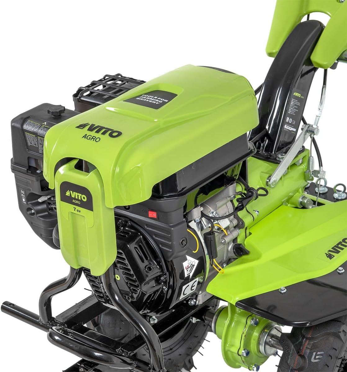 VITO - Motoculteur 7CV 4T 212 cm3 5200W fraises avec butteur