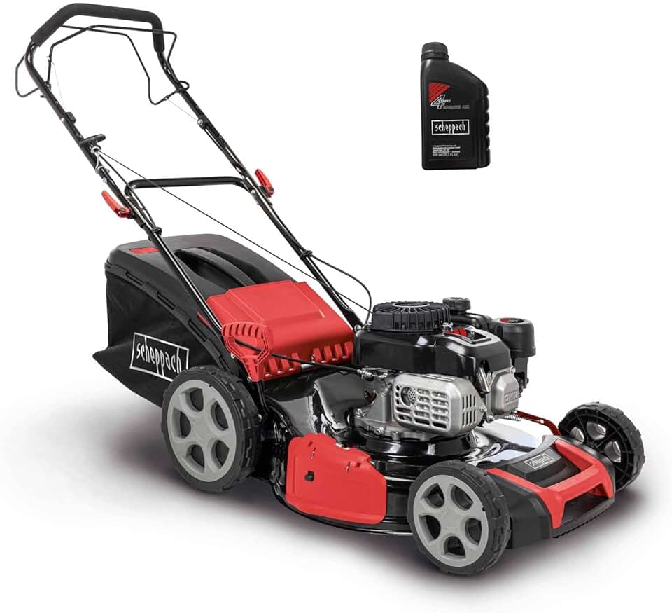 Scheppach - MS180-51 - 51 cm - thermique 4T, 5,4 CV, 8 hauteurs, MS180-51