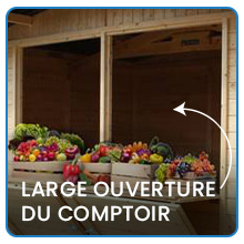 cabane en bois avec plancher sol fenetre cabine en plein air