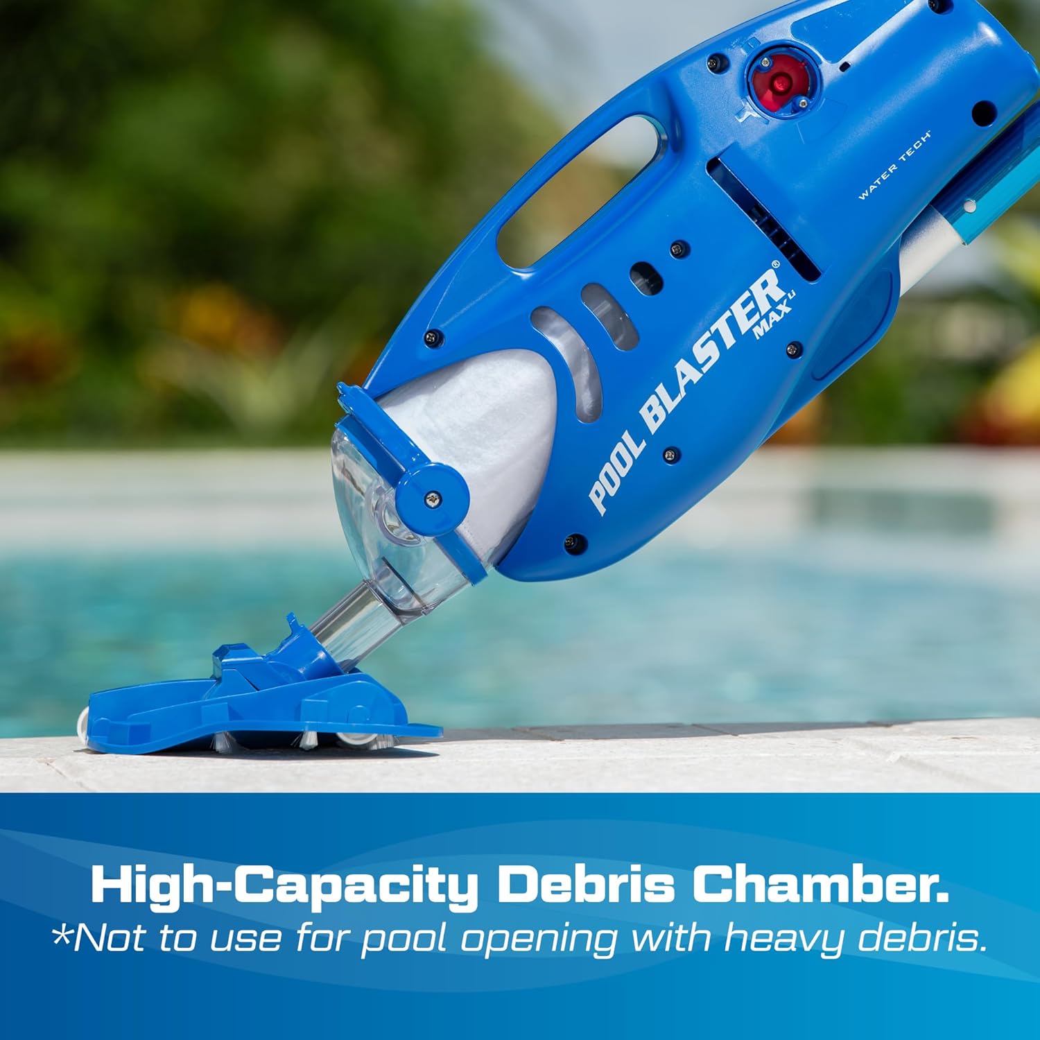 Water Tech POOL BLASTER Max Li Aspirateur de piscine, aspirateur de piscine sans fil avec moteur P30, aspirateur à main pour piscine et spa