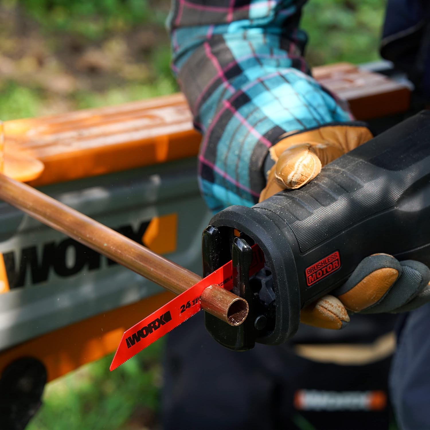WORX - scie sabre sans fil 20V, 29mm course, moteur brushless - WX516.9
