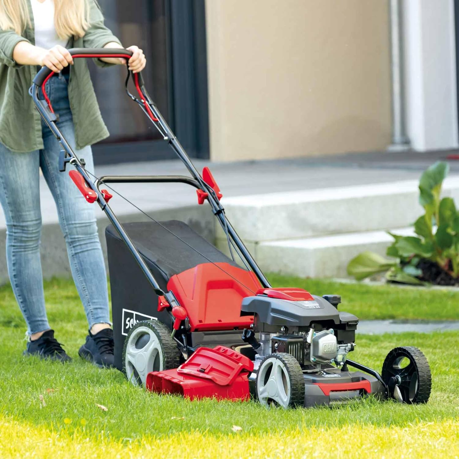 Scheppach - Tondeuse autotractée 51 cm 65L 4T mulching MS173-51