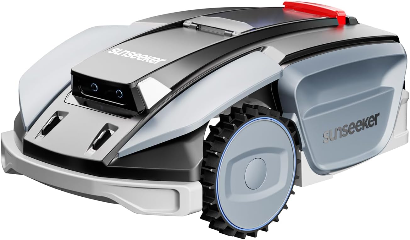 Sunseeker - S5 AWD - 1600 m² - Robot tondeuse RTK IA, pente 60%, multi-zones - S5AWD