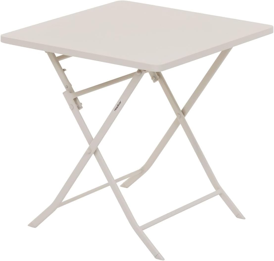Hespéride - Greensboro - 2 places - Table carrée pliante acier époxy renforcé
